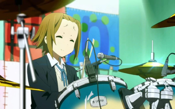 Ritsu Tainaka Anime K-ON! HD Desktop Wallpaper | Background Image