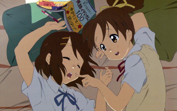 Anime K-ON! Ui Hirasawa Yui Hirasawa HD Wallpaper | Background Image