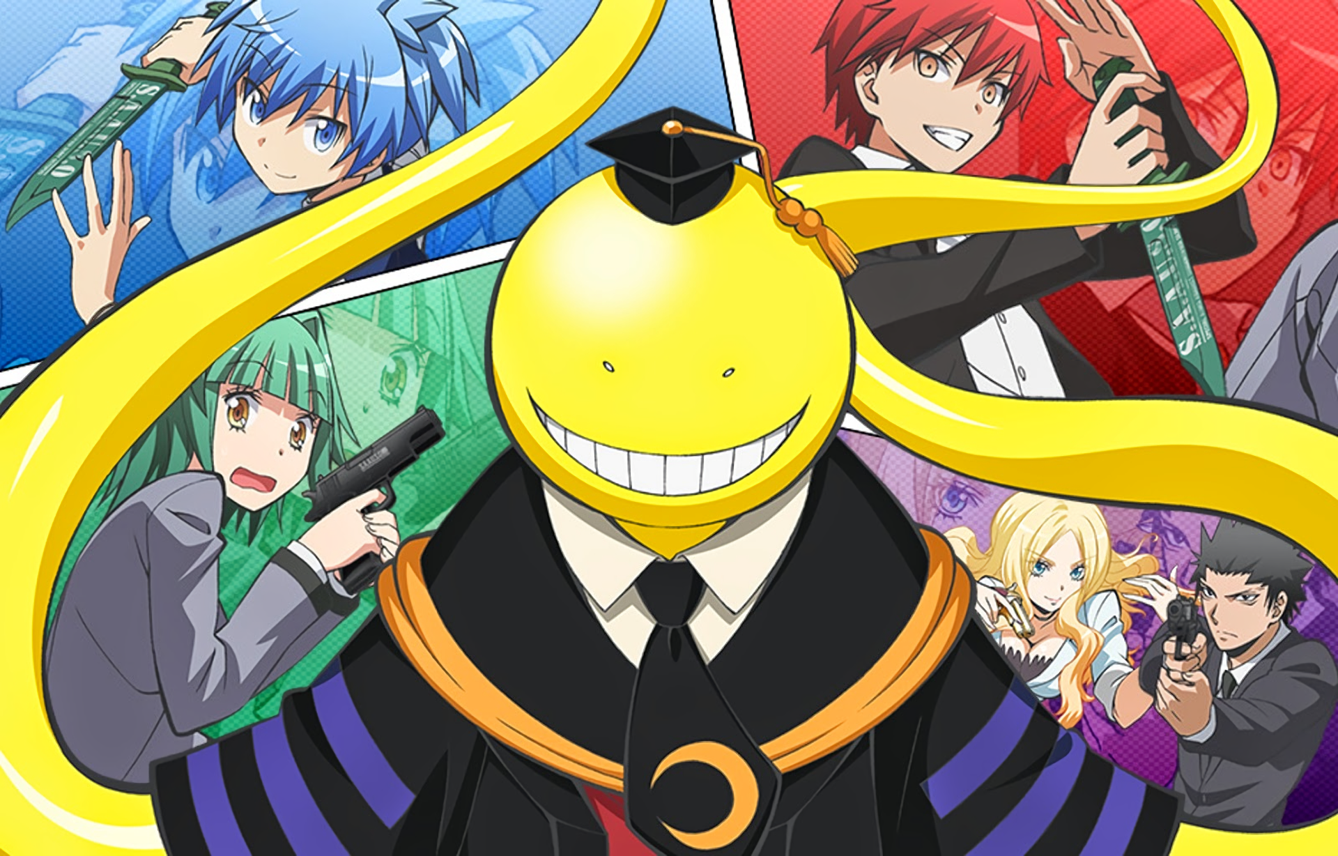 Hot Anime Ansatsu Kyoushitsu Assassination Classroom Wall Poster Scroll  3025