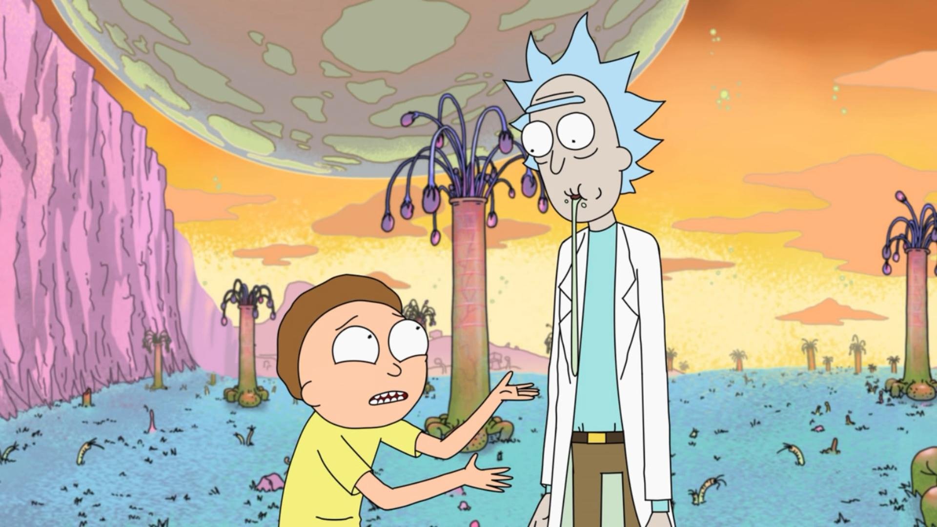 Download Morty Smith Rick Sanchez TV Show Rick And Morty HD Wallpaper