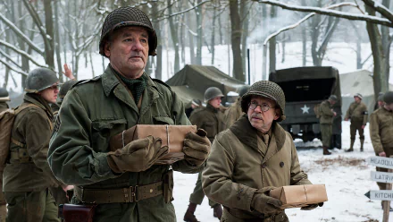 Bob Balaban Bill Murray movie The Monuments Men HD Desktop Wallpaper | Background Image