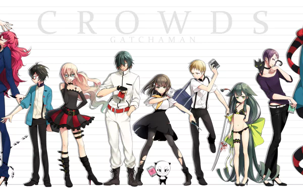 Anime Gatchaman Crowds HD Desktop Wallpaper | Background Image