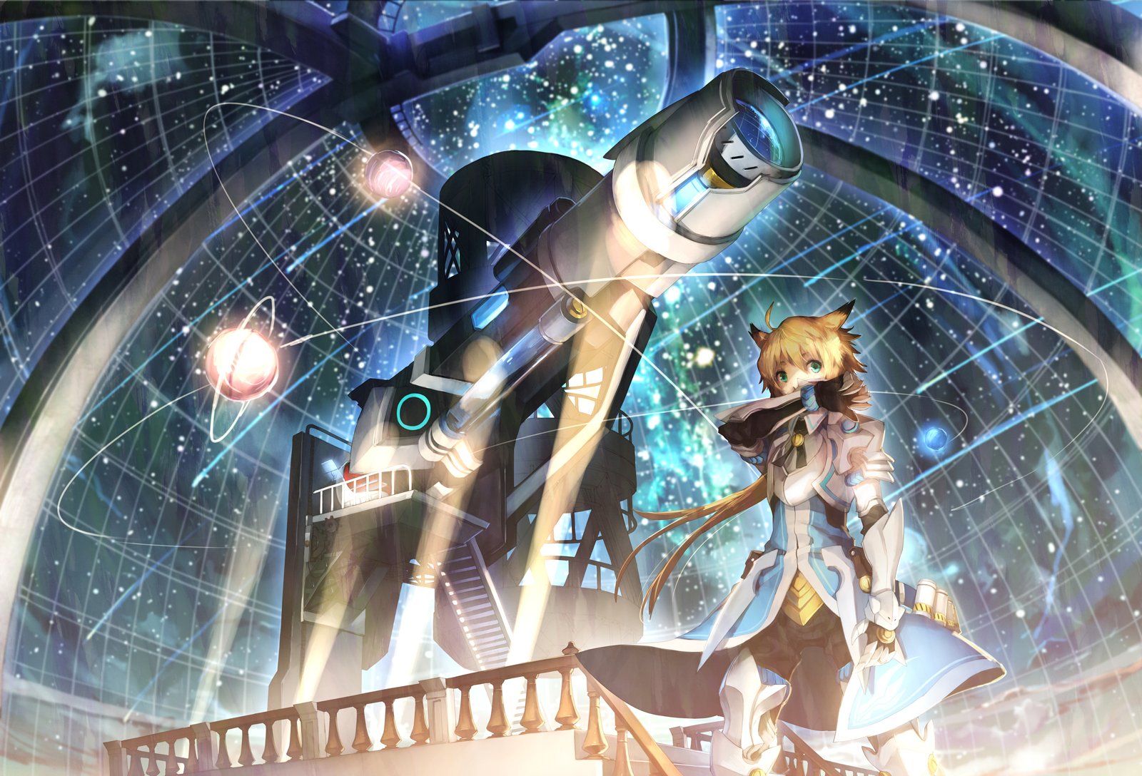 Download Planet Star Canon Fantasy Warrior Fantasy Warrior Wallpaper by ローちゃん (pixiv)