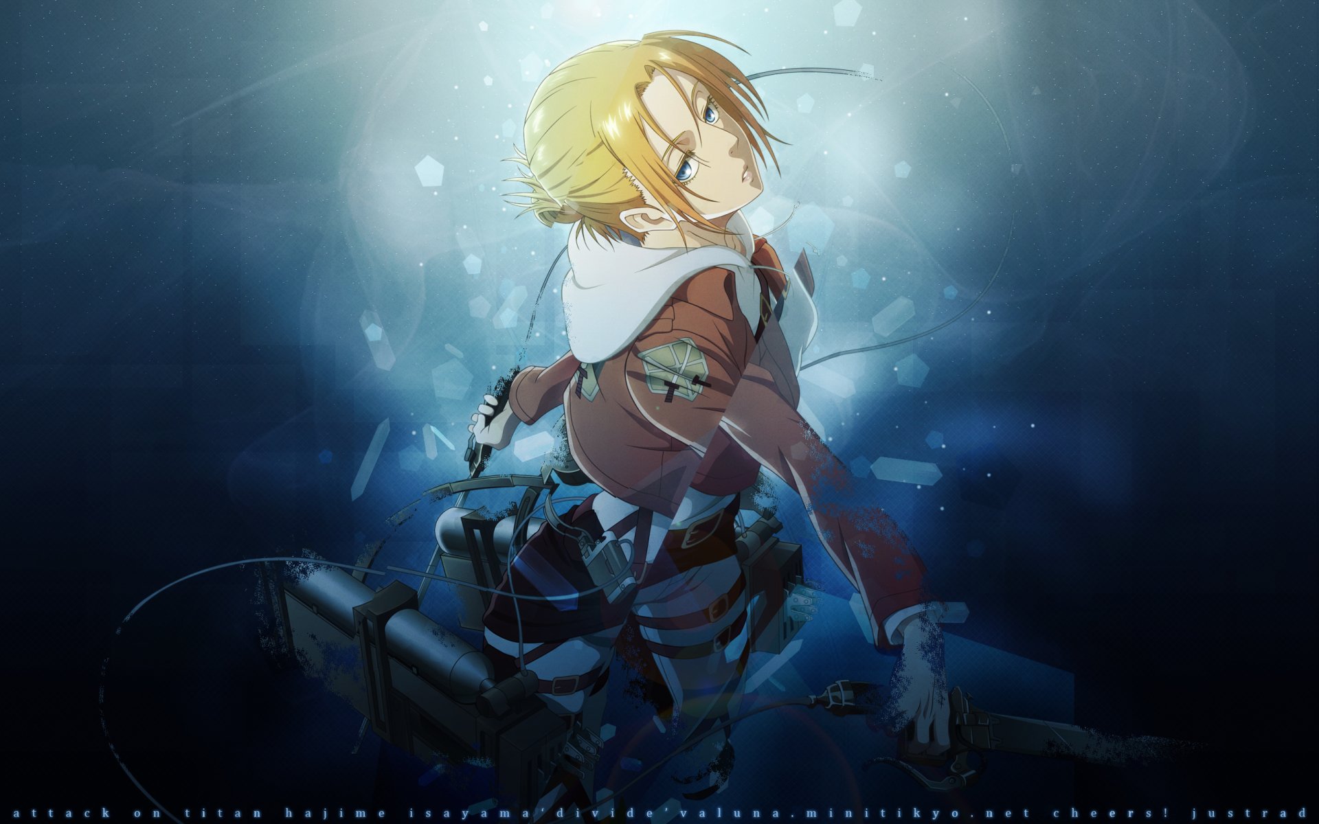 Download Annie Leonhart Attack On Titan Anime  HD Wallpaper by Valuna