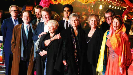 Judi Dench Dev Patel Maggie Smith movie The Second Best Exotic Marigold Hotel HD Desktop Wallpaper | Background Image