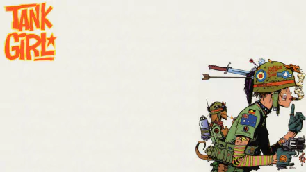 Comic Tank Girl HD Desktop Wallpaper | Background Image