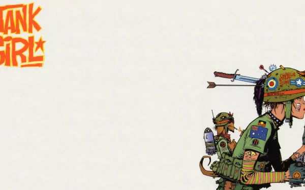 Comic Tank Girl HD Desktop Wallpaper | Background Image