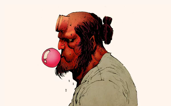 Comic Hellboy HD Desktop Wallpaper | Background Image