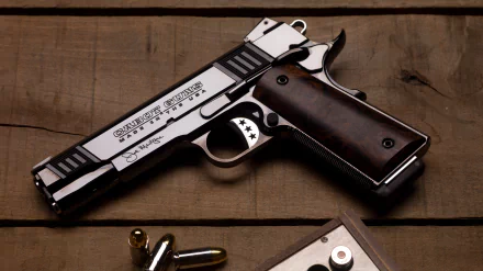 man made Cabot pistol HD Desktop Wallpaper | Background Image