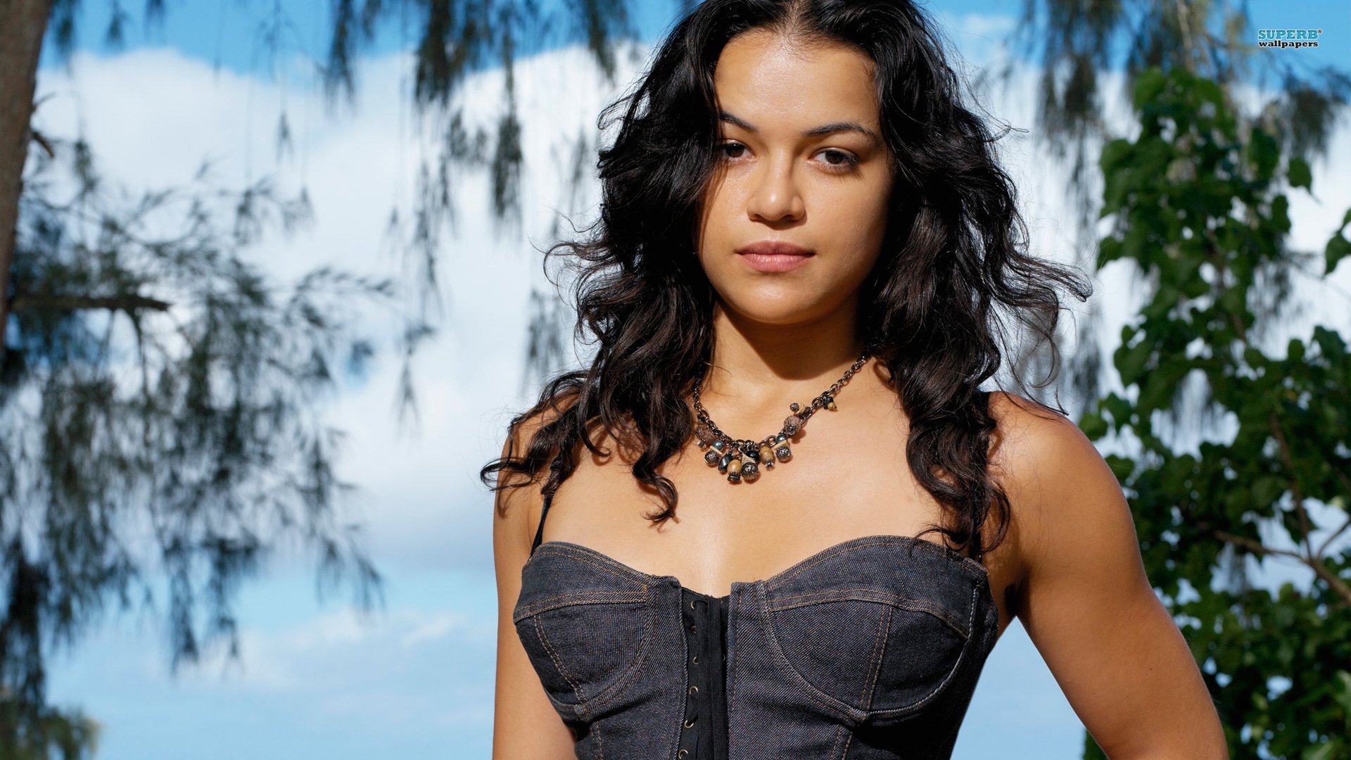 Michelle Rodriguez Hd Wallpaper Background Image 1920x1080