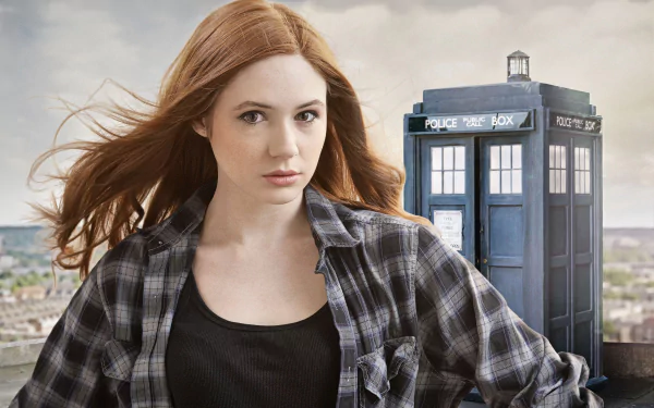 Amy Pond Karen Gillan TV Show Doctor Who (2005) HD Desktop Wallpaper | Background Image