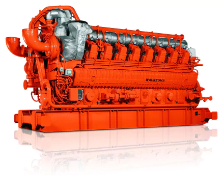 High-resolution 4K Ultra HD image of a large, bright orange man-made industrial engine against a white background, designed as a PC desktop wallpaper.