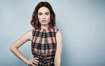 Celebrity Lily James HD Desktop Wallpaper | Background Image