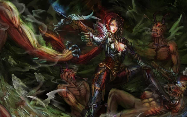 Demon Hunter (Diablo III) video game Diablo III HD Desktop Wallpaper | Background Image