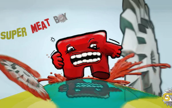 video game Super Meat Boy HD Desktop Wallpaper | Background Image