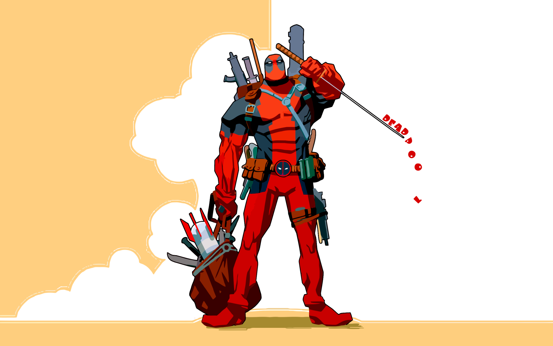 Download Comic Deadpool HD Wallpaper