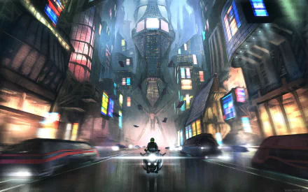 Sci Fi city sci fi city HD Desktop Wallpaper | Background Image