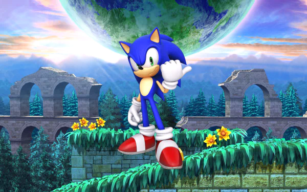 Sonic the Hedgehog video game Sonic the Hedgehog 4: Episode II HD Desktop Wallpaper | Background Image