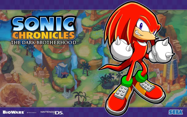 Knuckles the Echidna video game sonic chronicles: the dark brotherhood HD Desktop Wallpaper | Background Image