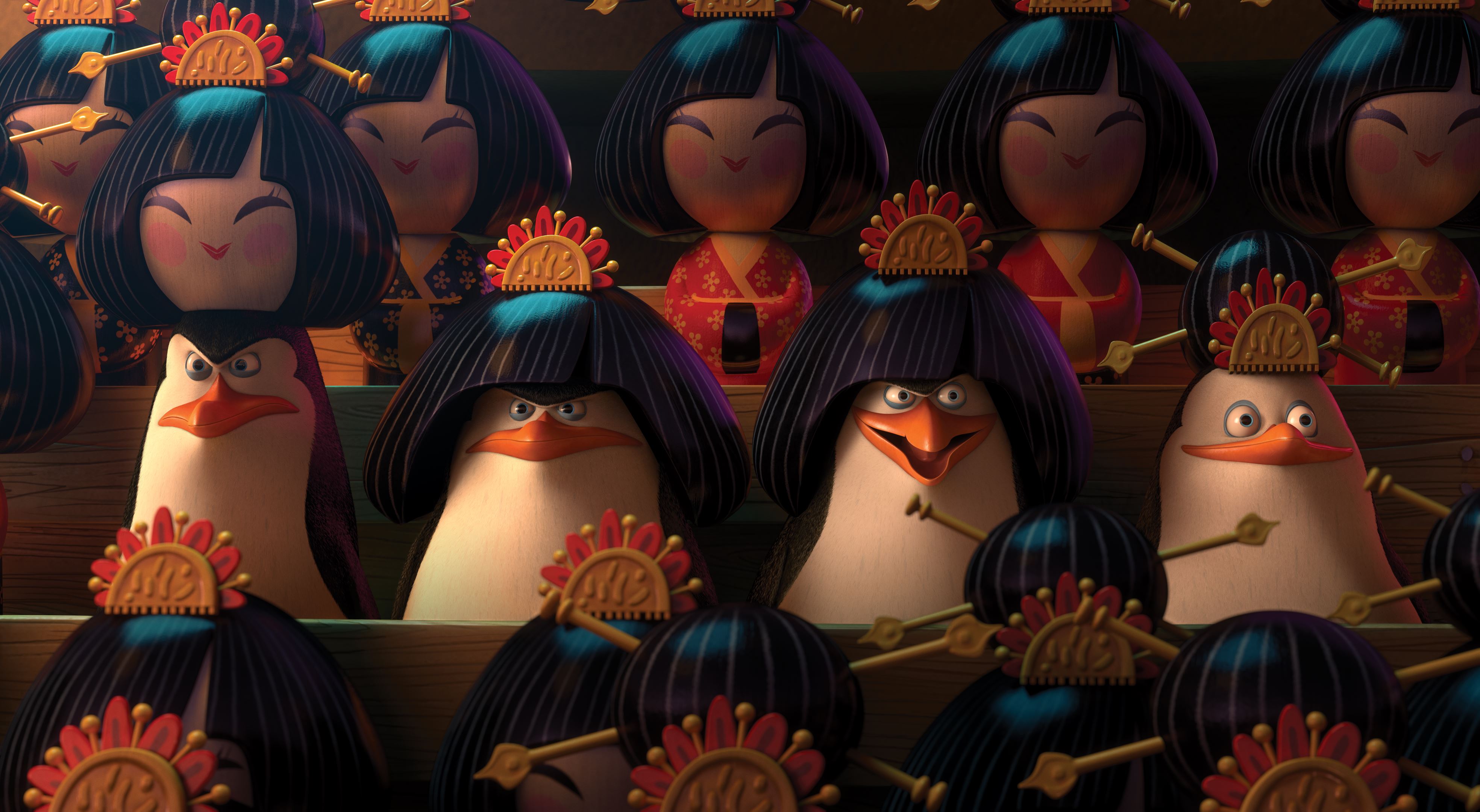 Download Penguins Of Madagascar 4k Cartoon Wallpaper