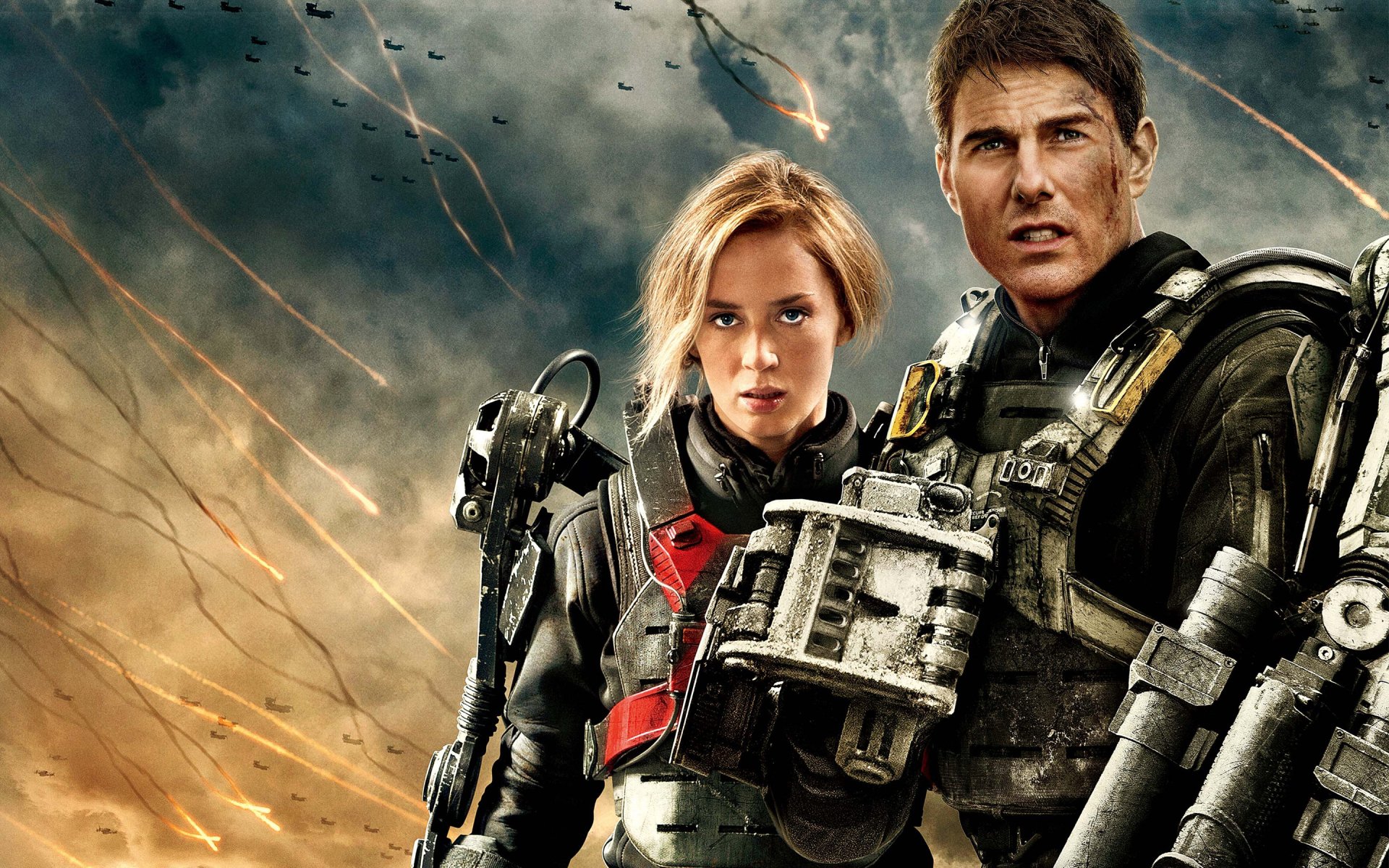 Download Emily Blunt Tom Cruise Movie Edge Of Tomorrow HD Wallpaper