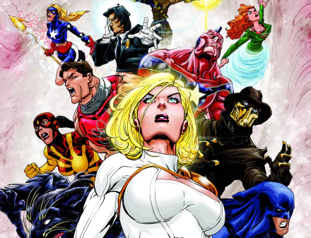 Comic JSA: All Stars HD Desktop Wallpaper | Background Image