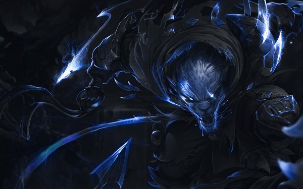 Video Game League Of Legends Blue Rengar HD Wallpaper | Background Image