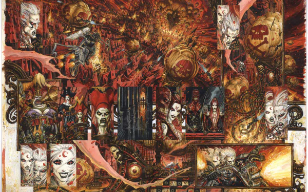 Comic Requiem: Chevalier Vampire HD Desktop Wallpaper | Background Image