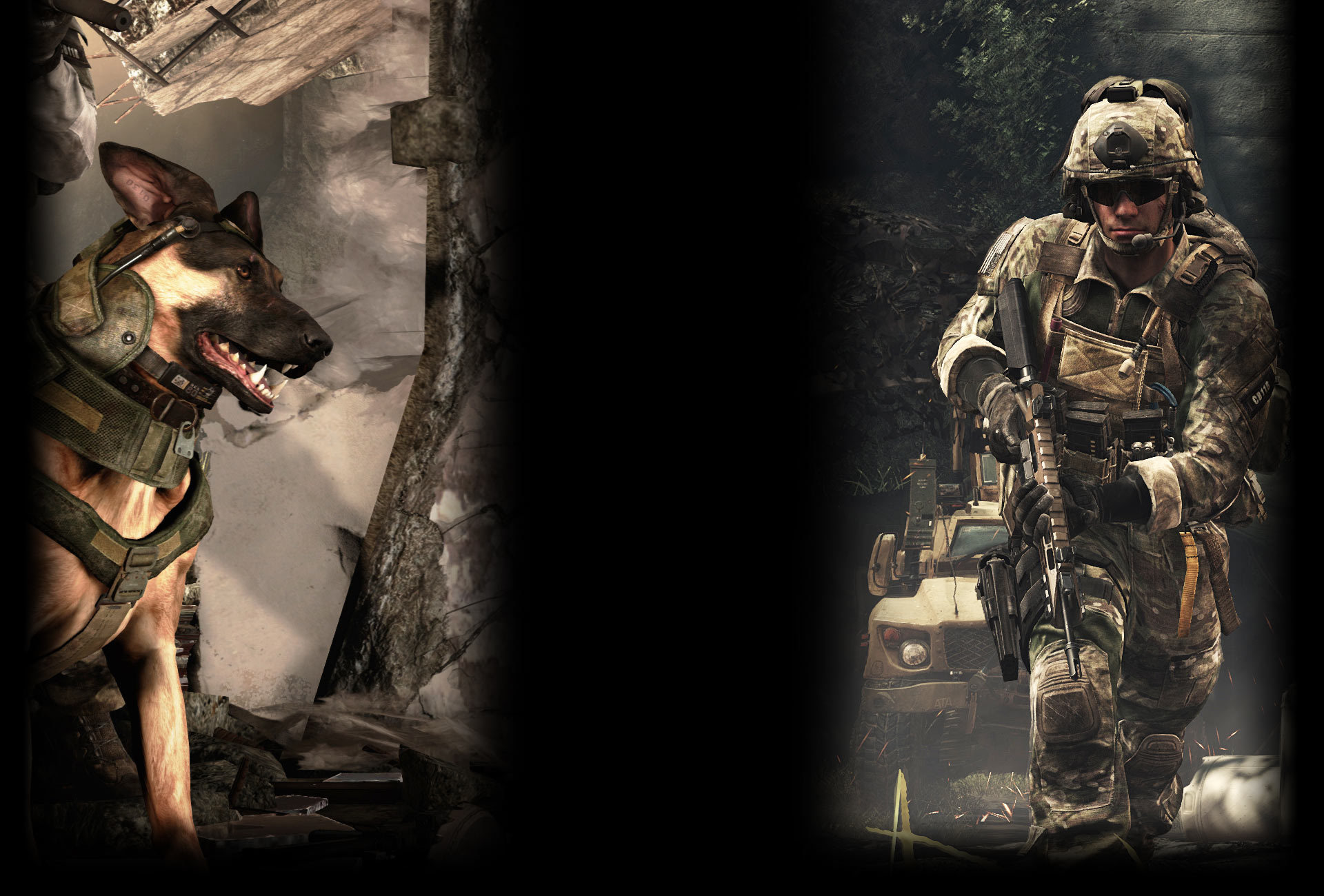 call of duty ghosts in game background