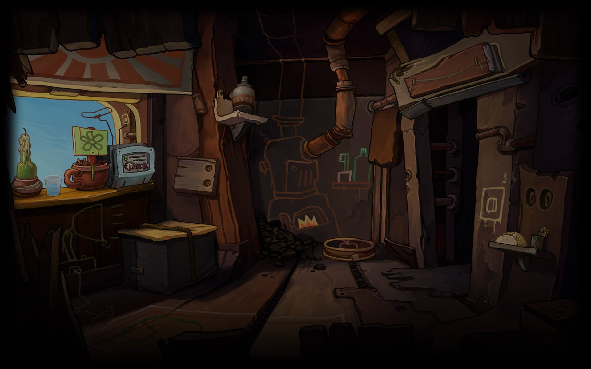 Download Video Game Chaos On Deponia HD Wallpaper