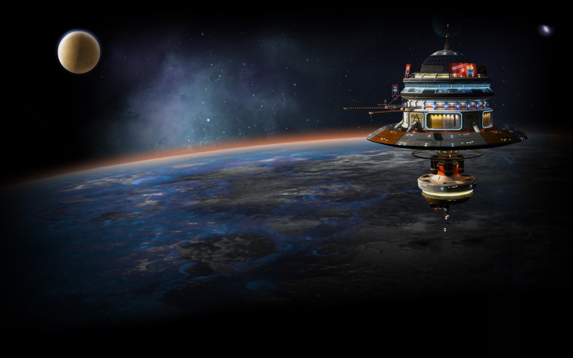Video Game Cosmonautica HD Wallpaper
