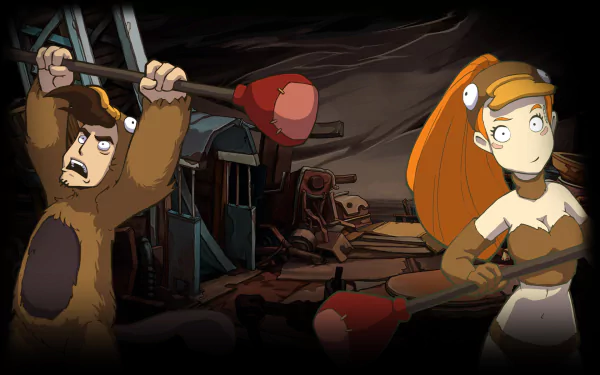 video game Chaos on Deponia HD Desktop Wallpaper | Background Image