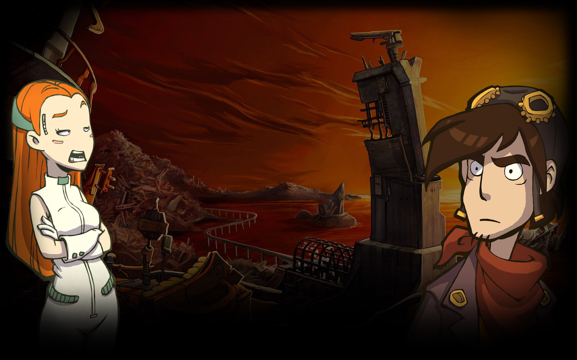 Video Game Deponia HD Wallpaper