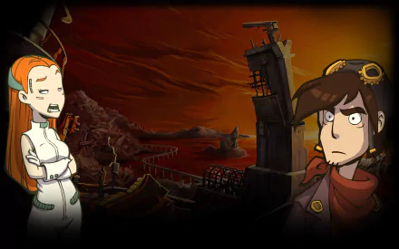 video game Deponia HD Desktop Wallpaper | Background Image