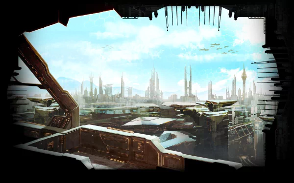 video game Defense Technica HD Desktop Wallpaper | Background Image