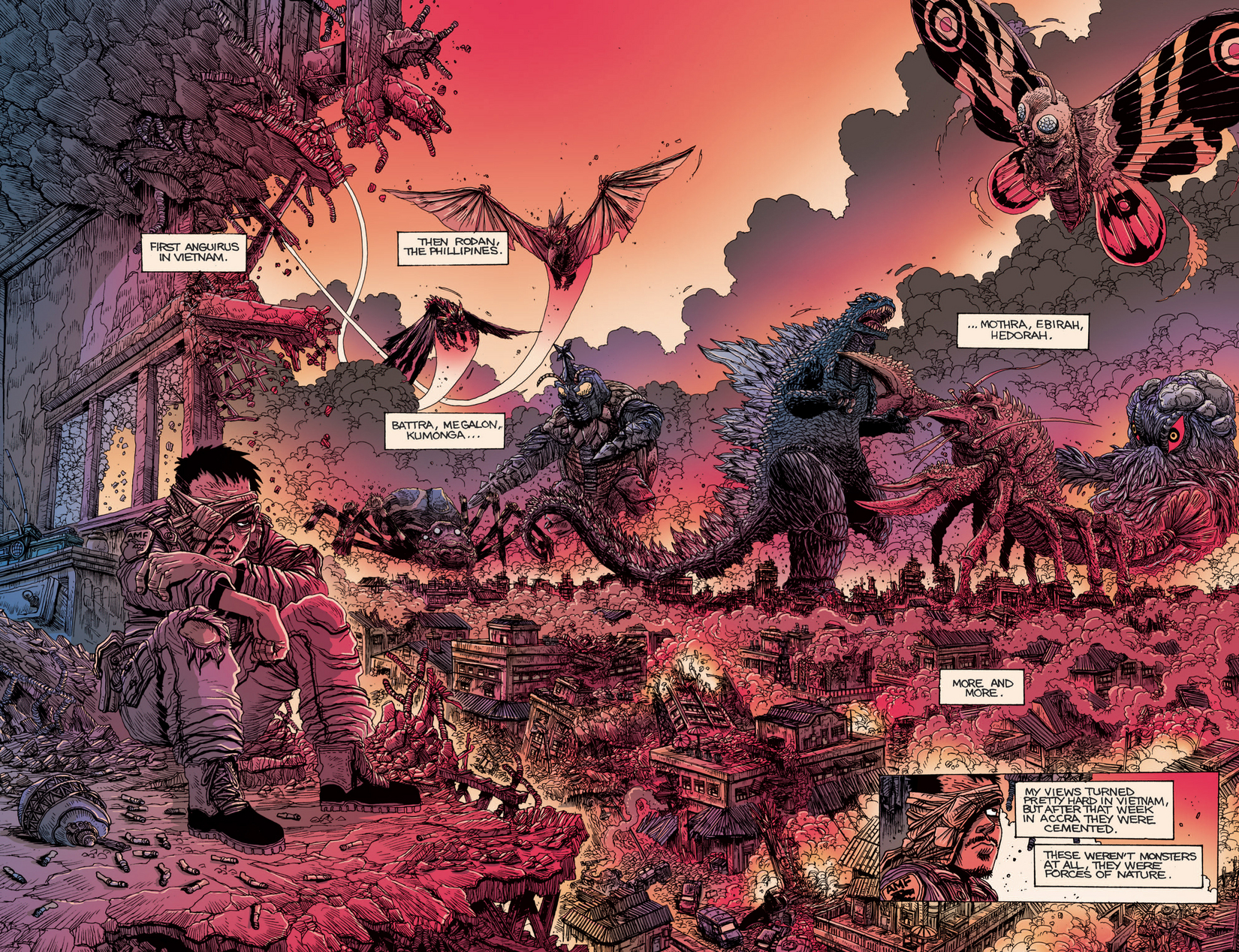 Comics Godzilla: The Half-Century War HD Wallpaper | Background Image