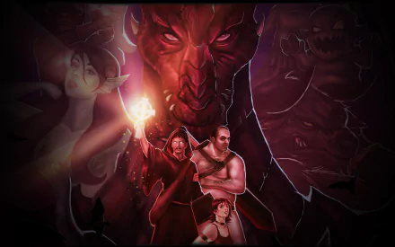 video game Dungeons: The Eye of Draconus HD Desktop Wallpaper | Background Image
