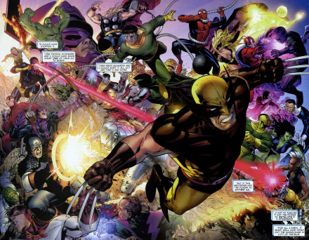 Comic secret wars HD Desktop Wallpaper | Background Image