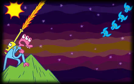 video game Glorkian Warrior: The Trials Of Glork HD Desktop Wallpaper | Background Image