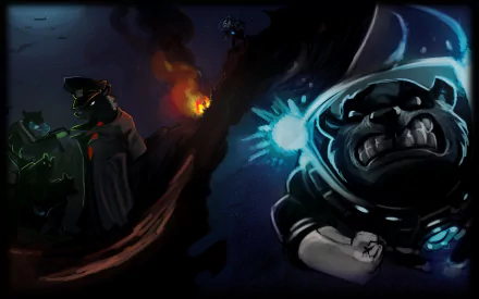 video game Gravity Badgers HD Desktop Wallpaper | Background Image