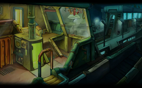 video game Goodbye Deponia HD Desktop Wallpaper | Background Image