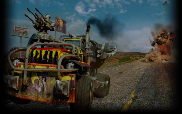 video game Hard Truck: Apocalypse Rise Of Clans / Ex Machina: Meridian HD Desktop Wallpaper | Background Image
