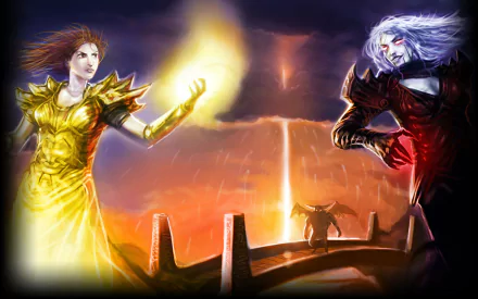 video game Lilly and Sasha: Curse of the Immortals HD Desktop Wallpaper | Background Image