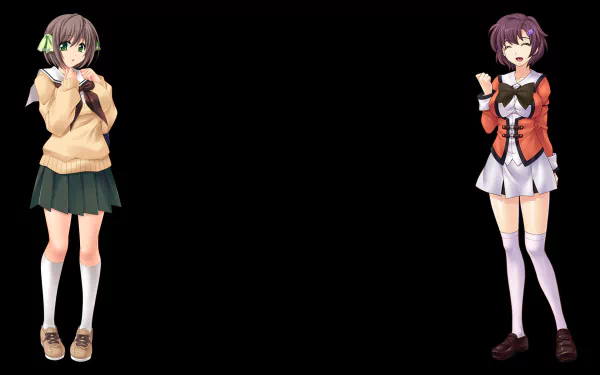 video game Mahjong Pretty Girls Battle: School Girls Edition HD Desktop Wallpaper | Background Image