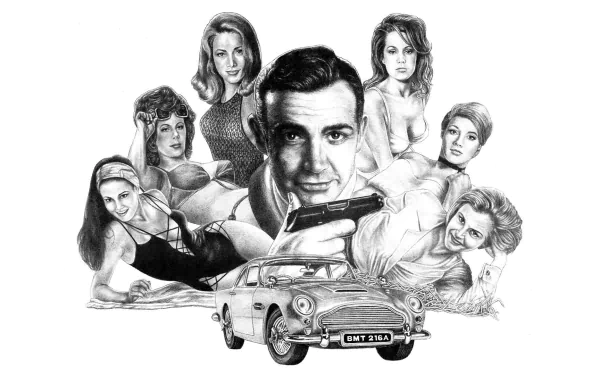 James Bond Sean Connery movie Thunderball HD Desktop Wallpaper | Background Image