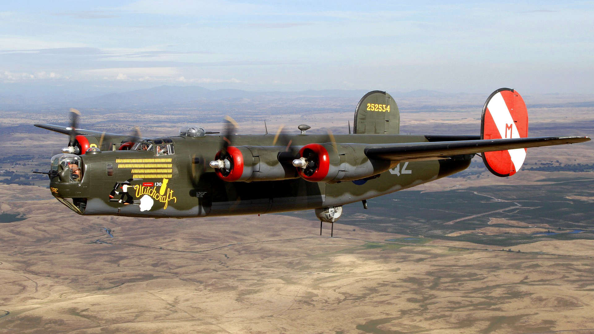 Consolidated B-24 Liberator HD Wallpaper | Background Image | 1920x1080 ...