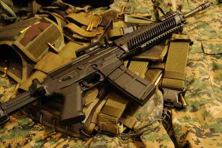 man made rifle HD Desktop Wallpaper | Background Image