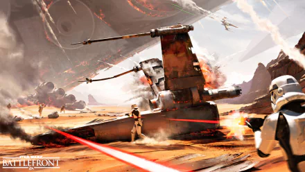 Star Wars Battlefront (2015) video game HD Desktop Wallpaper | Background Image