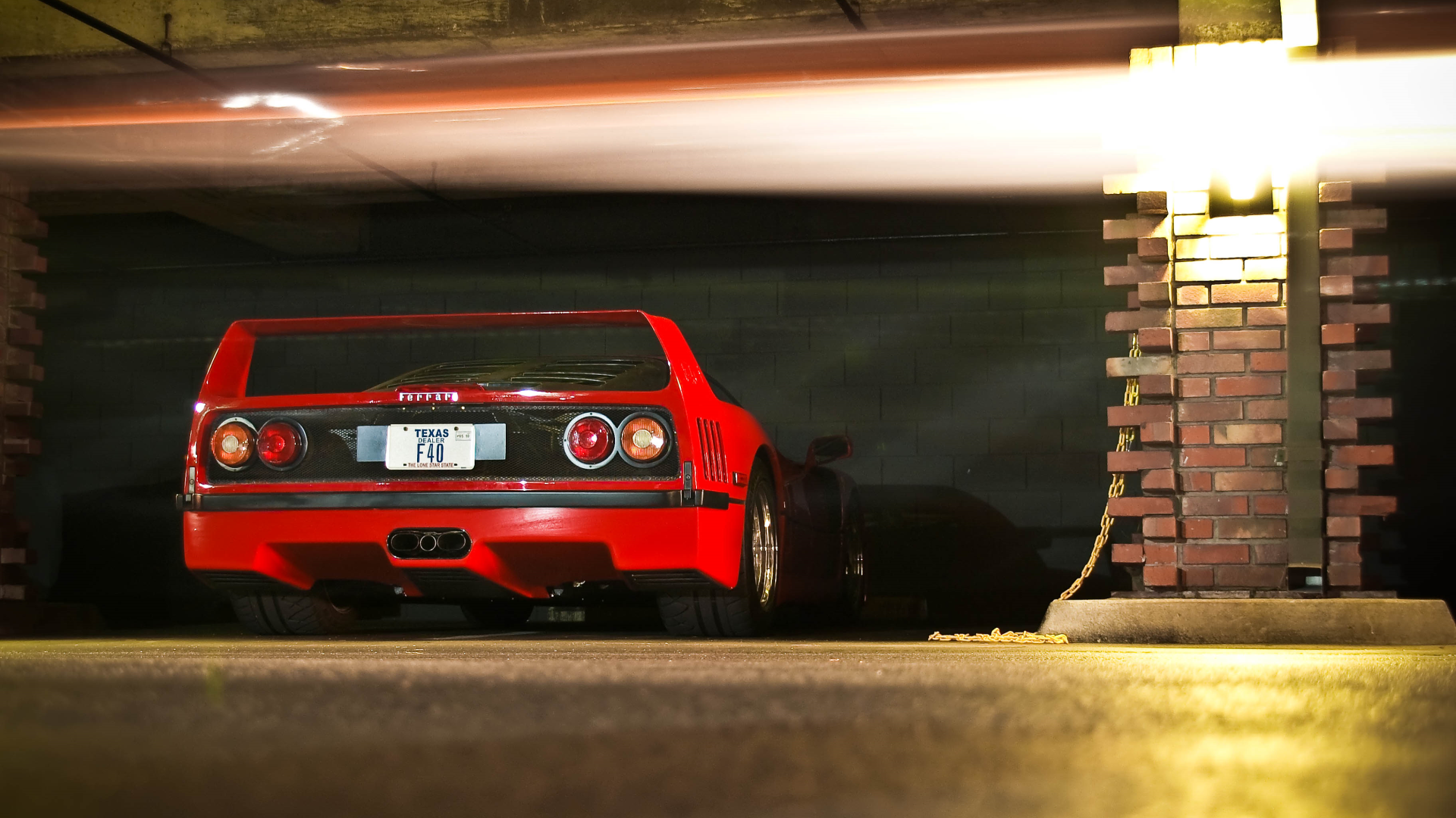 Download Vehicle Ferrari F40 HD Wallpaper