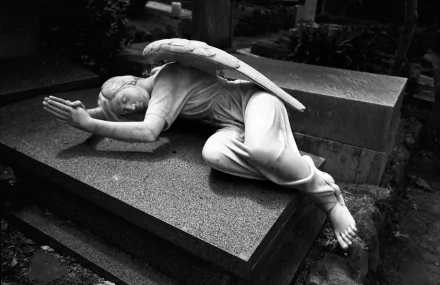 man made angel statue HD Desktop Wallpaper | Background Image